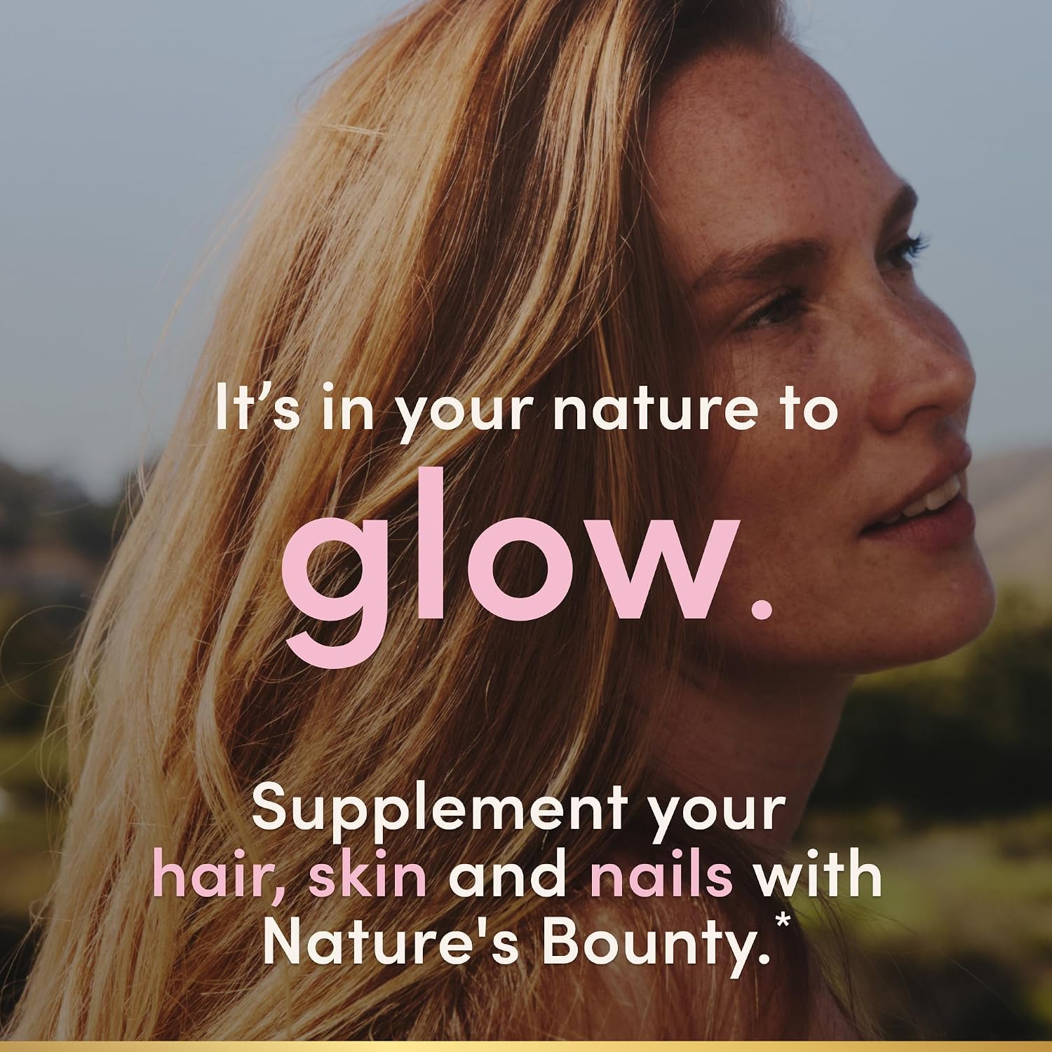 Nature's Bounty Hair, Skin & Nails Formula, with 3000 mcg Biotin, 60 Coated Tablets