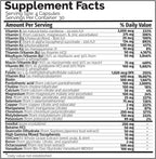 Multi Two (120 Cápsulas) - Fórmula Avanzada de Multivitaminas, Minerales y Cofactores de Espectro Completo - Vitaminas Coenzimáticas - Cápsulas Vegetales