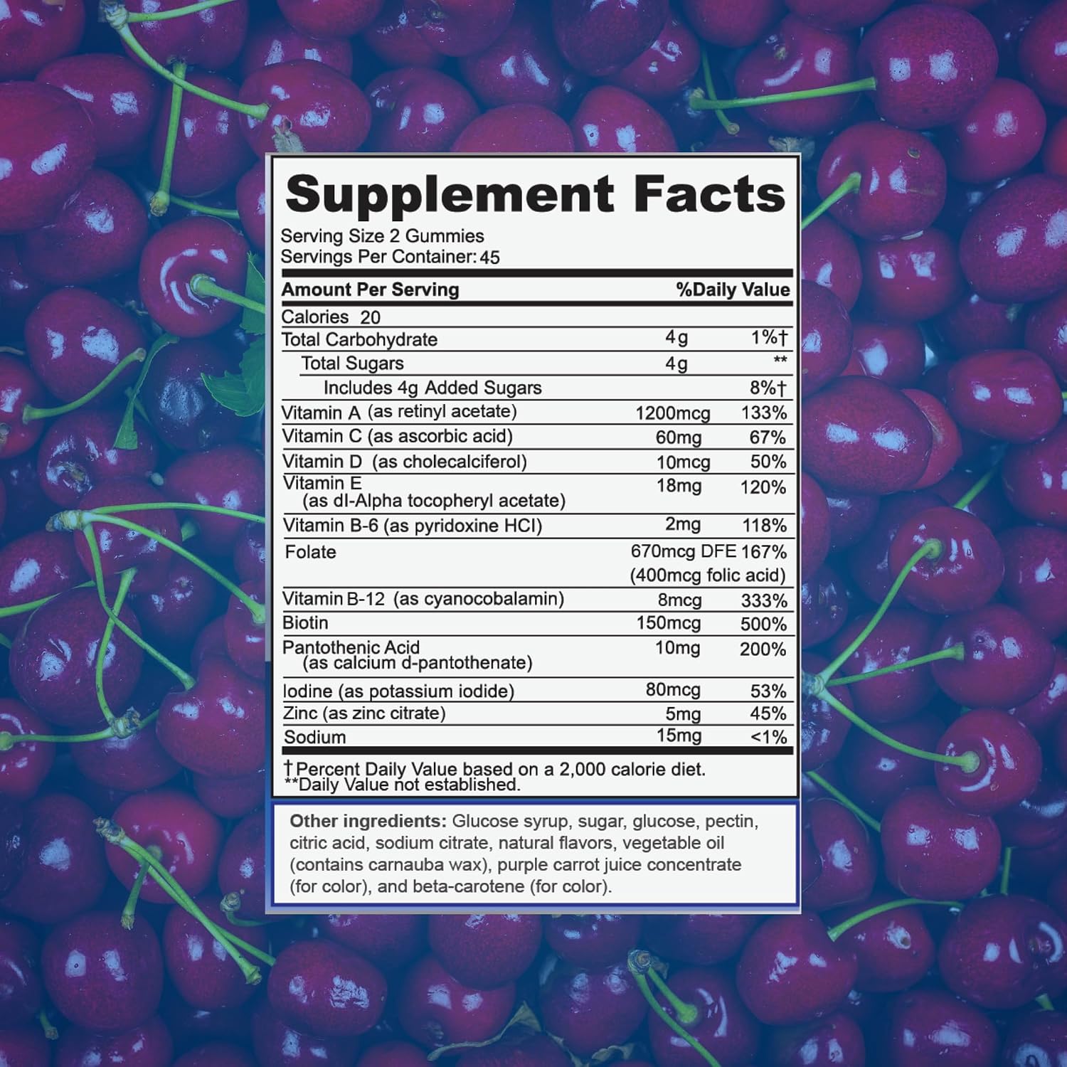 Focus Multivitamin Gummies - 90 Gominolas, 45 Días