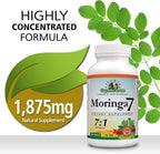 Moringa 7 Super Grass - Pure Moringa Oleifera Extract - 1875mg, 100% Natural Supplement