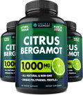 Citrus Bergamot Extract 1000mg – Cápsulas de Bergamota Cítrica para Bienestar Diario, Antioxidante, Sin Gluten, Vegano, 120 Cápsulas (Pack de 3)