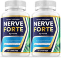 Nerve Forte (2 Pack) - Cápsulas de Fórmula Avanzada para el Bienestar General, 120 Cápsulas