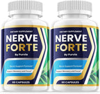 Nerve Forte (2 Pack) - Cápsulas de Fórmula Avanzada para el Bienestar General, 120 Cápsulas