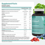 Dr. Fuhrman Multivitamin for All with D3 and Zinc - 2 Month Supply - Vegan Formula with 17 Fruits and Vegetables