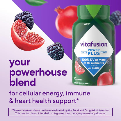 Vitafusion Power+ Multivitamínico para – Vitamina C: ayuda a la protección de las células frente al daño oxidativo – Image 2