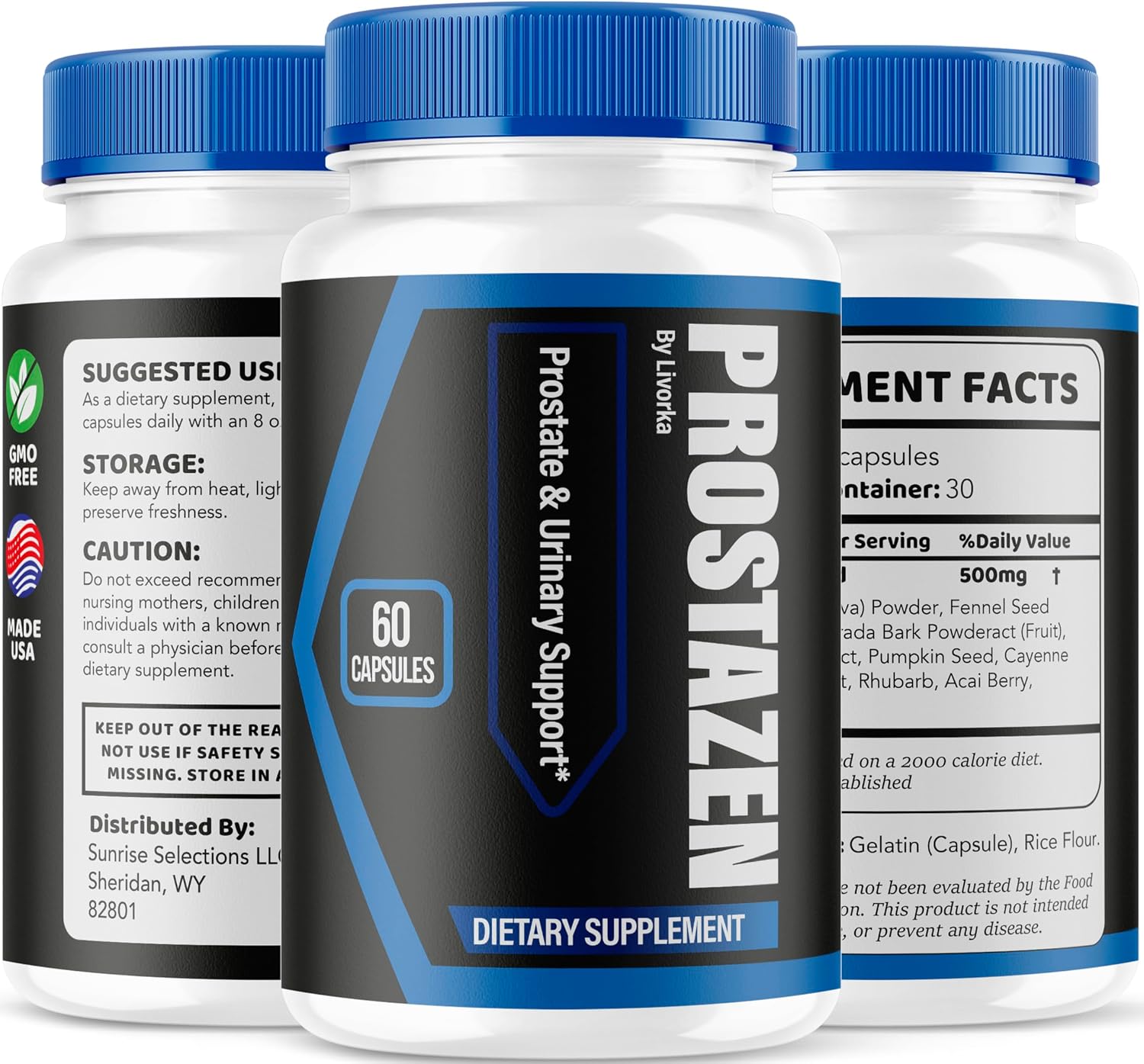Prostazen Cápsulas – Pack de 2 (120 Cápsulas) para Hombres