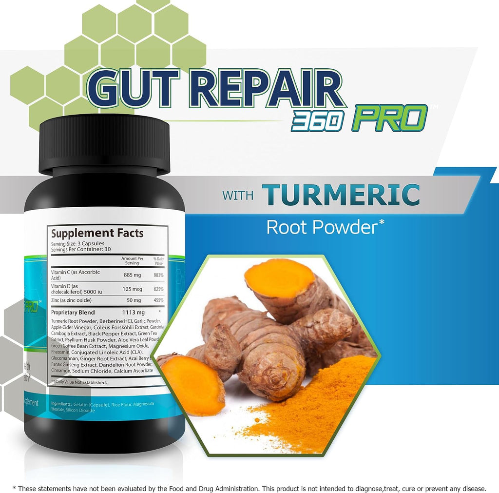 Gut Repair 360 Pro - Suplemento para la Reparación Intestinal