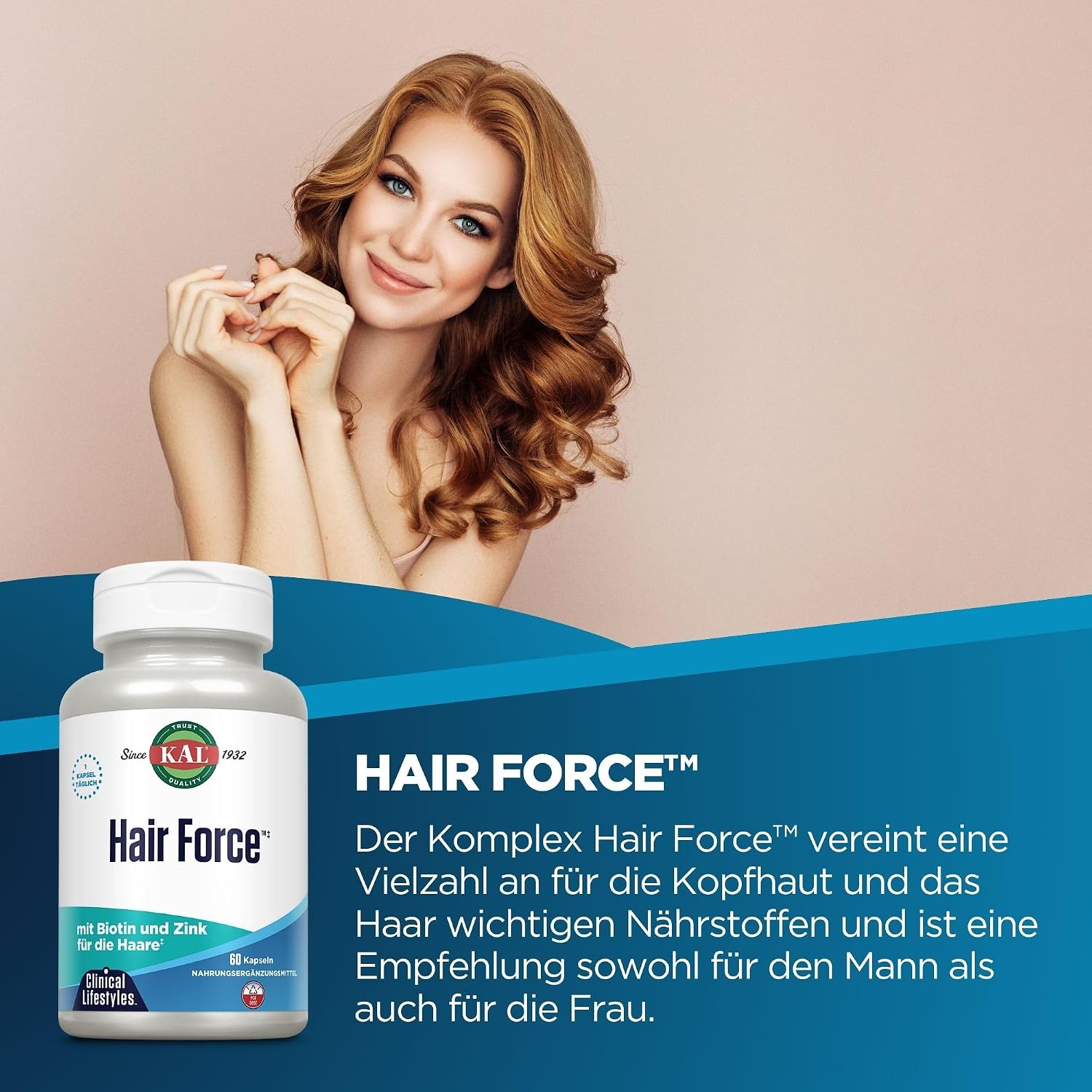 Kal Hair Force Cápsulas, 60 unidades