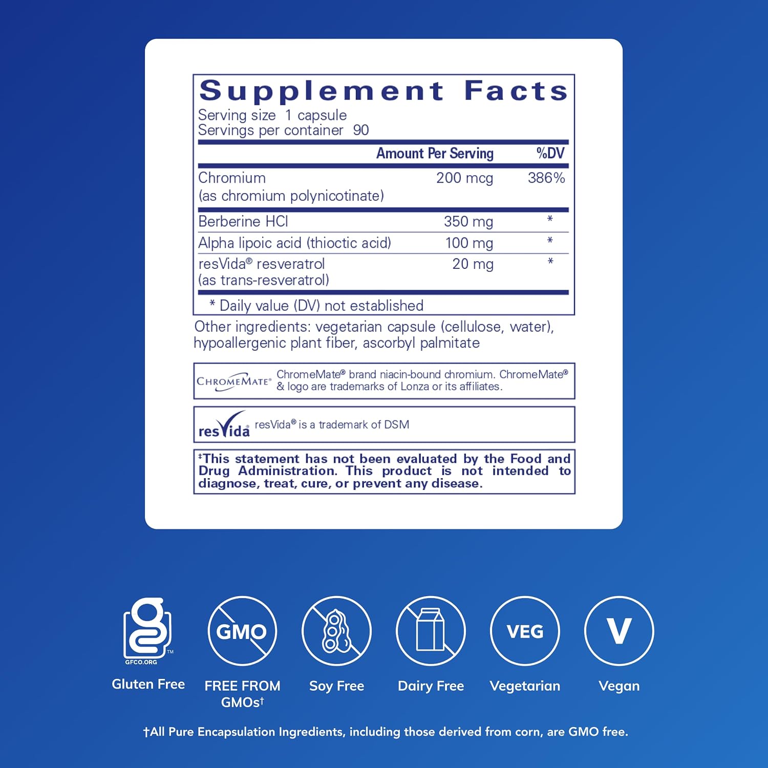 Pure Encapsulations Metabolic Xtra | Suplemento para apoyar el metabolismo de los hidratos de carbono y la homeostasis* | 90 Cápsulas