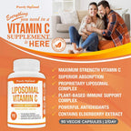 Purely Optimal Liposomal Vitamina C 1000 mg - 90 Cápsulas