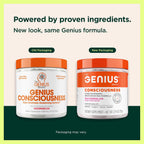 Genius Consciousness - Premium Nootropic Powder for Focus, Memory & Mental Clarity - Watermelon