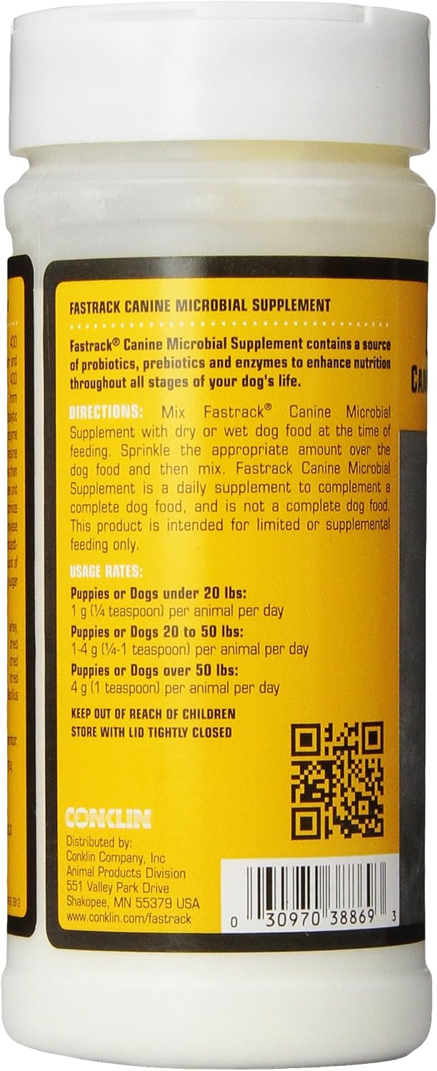 Conklin Fastrack Suplemento Microbiano para Perros, 300g