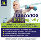 GlucodOX AMPK Activator – 60 Cápsulas – Suplemento Vegano con Guggul para el Metabolismo y la Longevidad