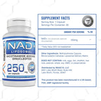 MAAC10 Liposomal NAD+ 500mg por dosis (2x250mg cápsulas) - 60 Cápsulas
