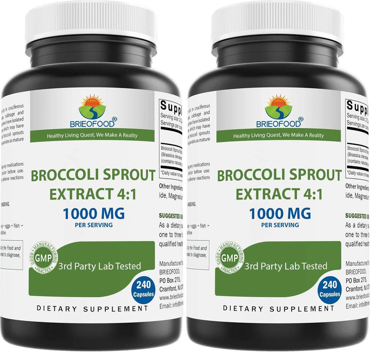 Extracto de Brotes de Brócoli 4:1 - 1000 mg – Fabricado en EE. UU. bajo GMP: Se produce siguiendo las Buenas – Image 7