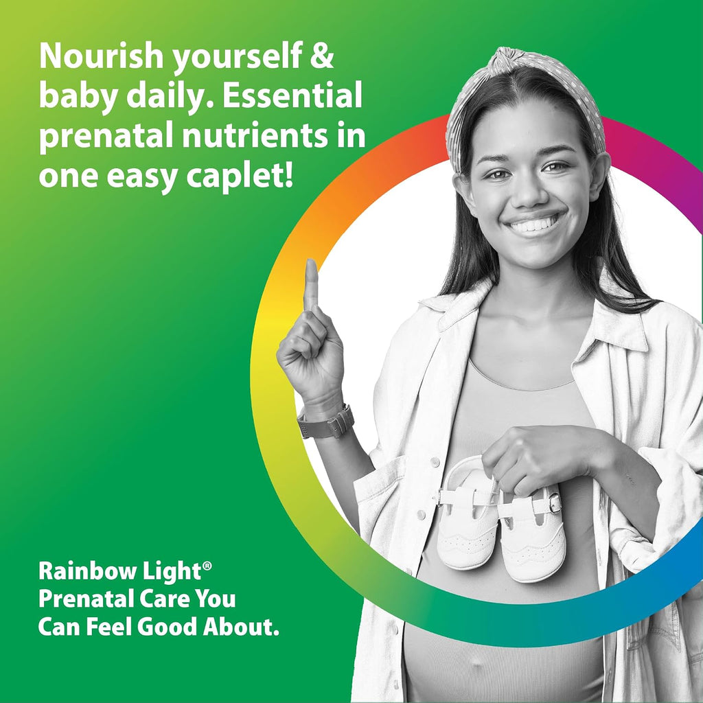 Rainbow Light Prenatal Multivitamin One + Probióticos - 150 Caplets