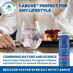 1Above Jet Lag Relief Tablets - Multivitamínico Efervescente Sabor Cítrico, 10 Comprimidos