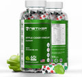 nETiXER Gominolas de Vinagre de Manzana – 350mg, con Vitamina B9 y B12 – Veganas – 60 Gominolas