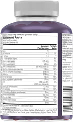 One A Day Men's 50+ Gummies, Multivitamínico Avanzado para Hombres con Apoyo Cerebral e Inmunológico, 110 Gominolas