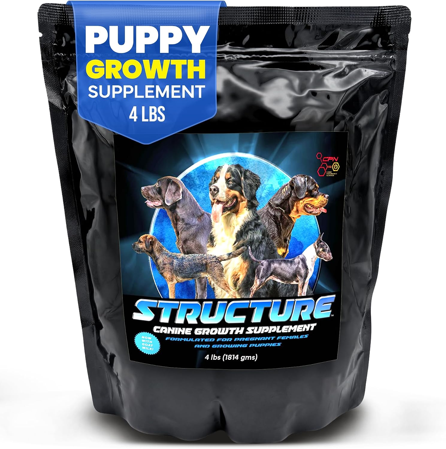 CPN Structure Suplemento para Cachorros y Perras Gestantes con DHA, Probióticos y Omega 3 - 1.81 kg