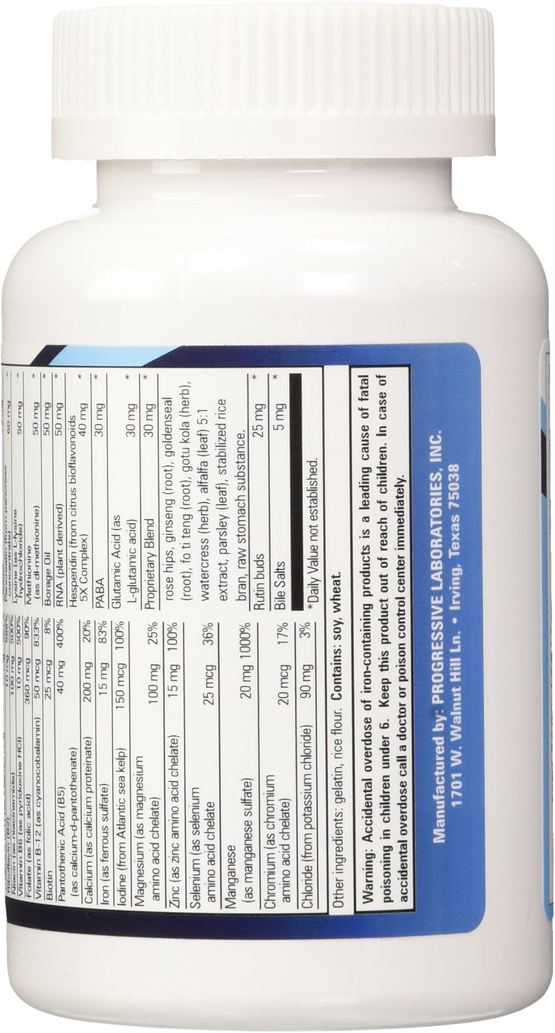 Progressive Labs Multi Cápsulas, 90 Comprimidos