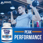 Arazo Nutrition Vital One Multivitamínico para Hombres - Complemento Alimenticio con Superalimentos - 150 Cápsulas Veganas
