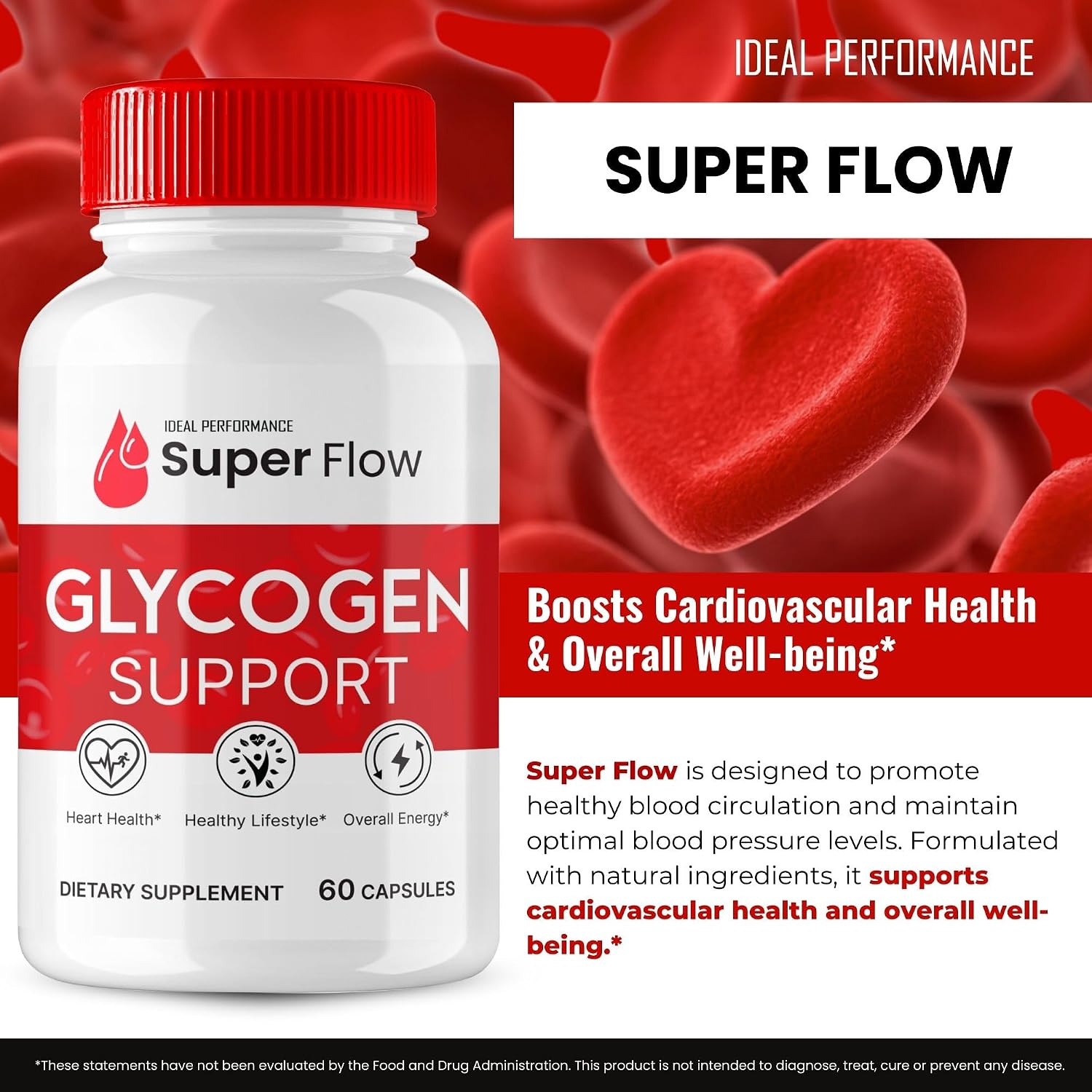 Super Flow Glycogen Support - Complemento Alimenticio en Cápsulas