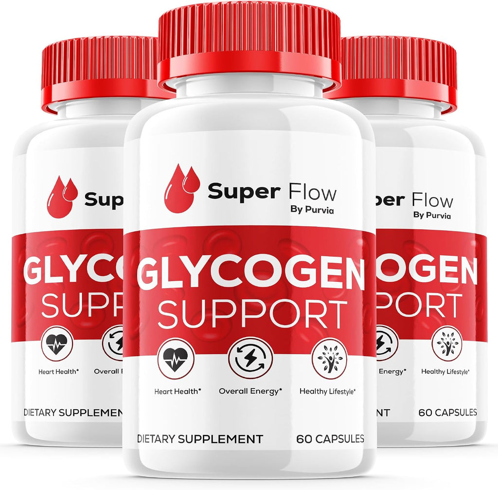 Super Flow Glycogen Optimizer - 3 Paquetes (180 Cápsulas)