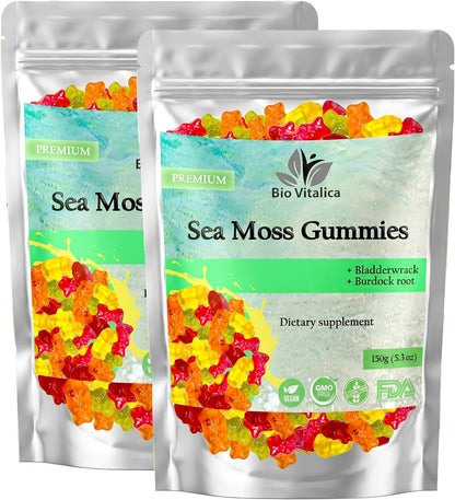 Gominolas de Sea Moss BIO VITALICA - Irish – Burdock Root (Raíz de bardana): Fuente de fibra prebiótica, vitaminas – Image 8
