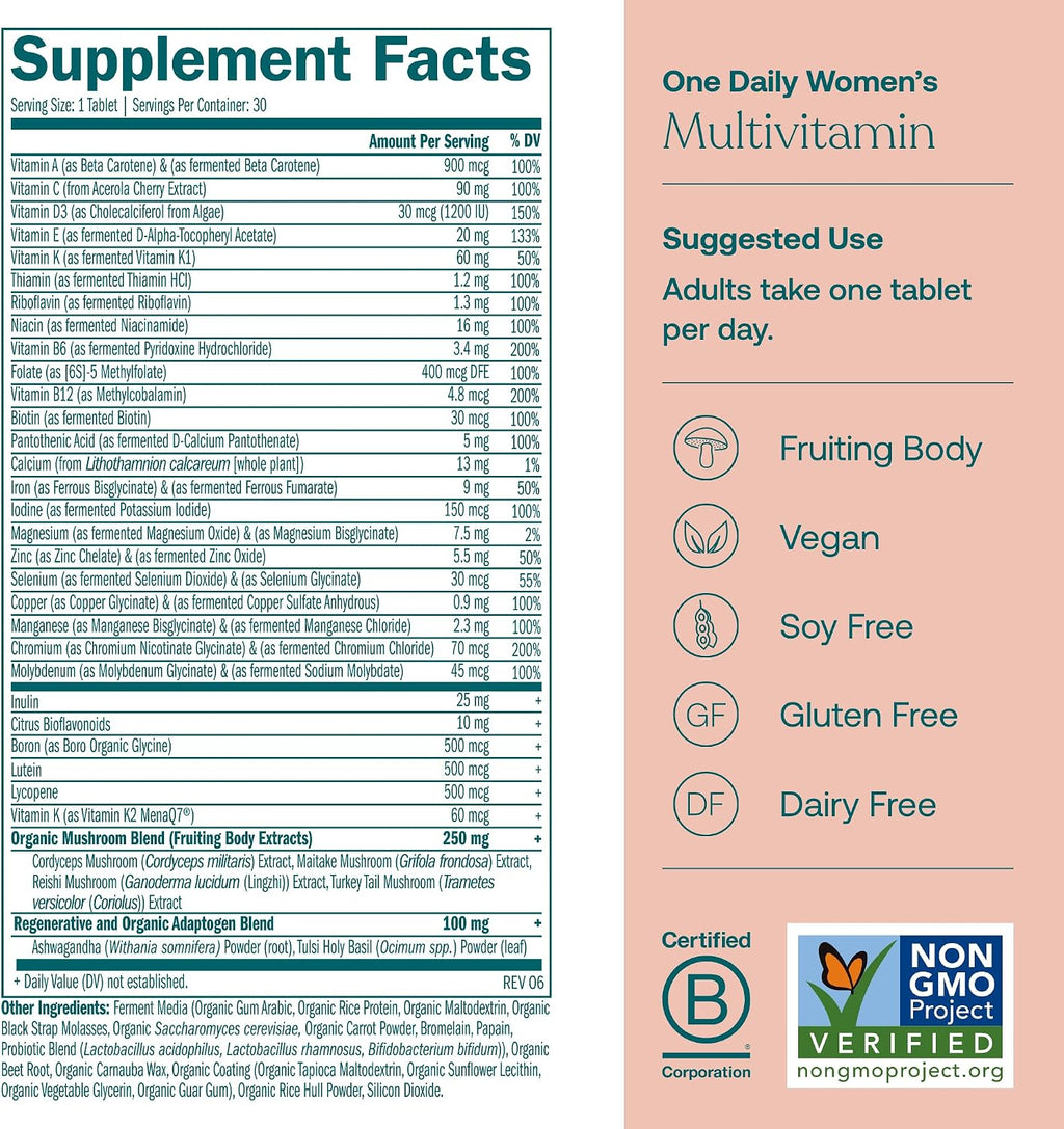 True Grace One Daily Women’s Multivitamin & Probiotic – Pack 30 Días