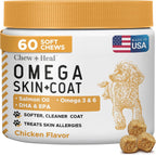 Aceite de Salmón para Perros – 60 Golosinas Soft Chew Omega