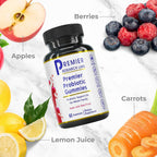 Premier Research Labs Probióticos Gomitas con Fibra - 60 Gomitas Veganas