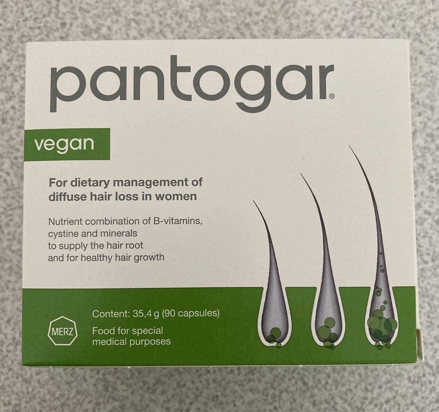 Pantogar Cápsulas Veganas (180 Unidades) - Complemento Alimenticio