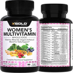 Multivitamínico Vegano para Mujeres 50+ con Superalimentos Orgánicos - 90 Cápsulas