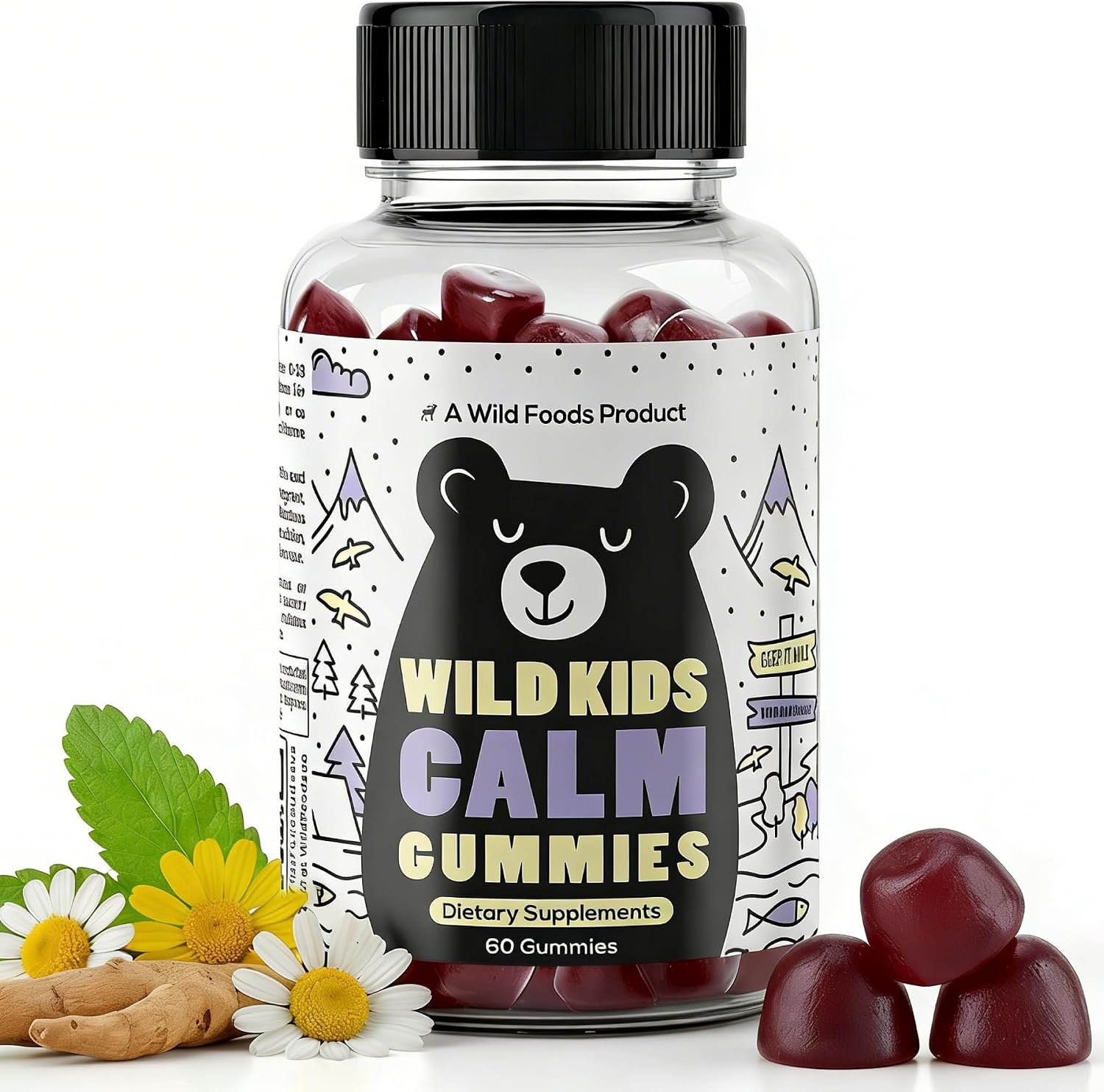 Wild Foods Gomitas Multivitamínicas para Niños – 60 Gomitas