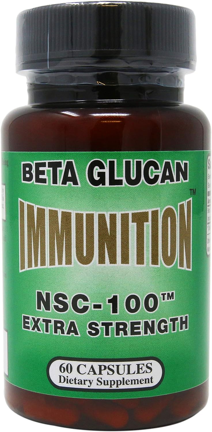 Immunition NSC 100 Beta Glucan Extra Strength - 10 mg - 60 Cápsulas