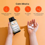 I’m Nutrients Calm Mind | Suplemento para Niños con Azafrán, Magnesio, Vitamina B6 y Zinc | Sabor Natural | 60 Comprimidos Masticables
