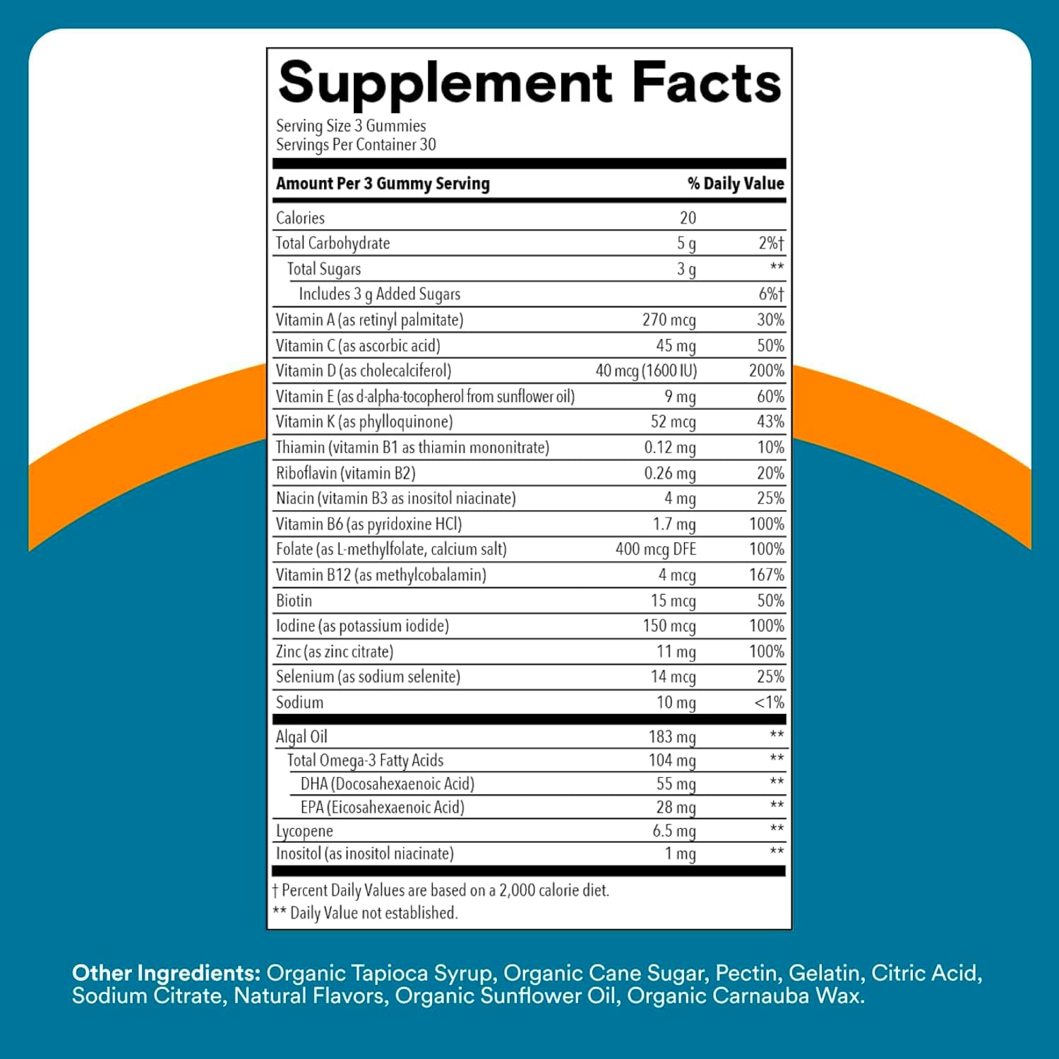 SmartyPants Men's Multivitamin Gummies - 90 Gominolas Multivitamínicas con Omega 3 DHA/EPA