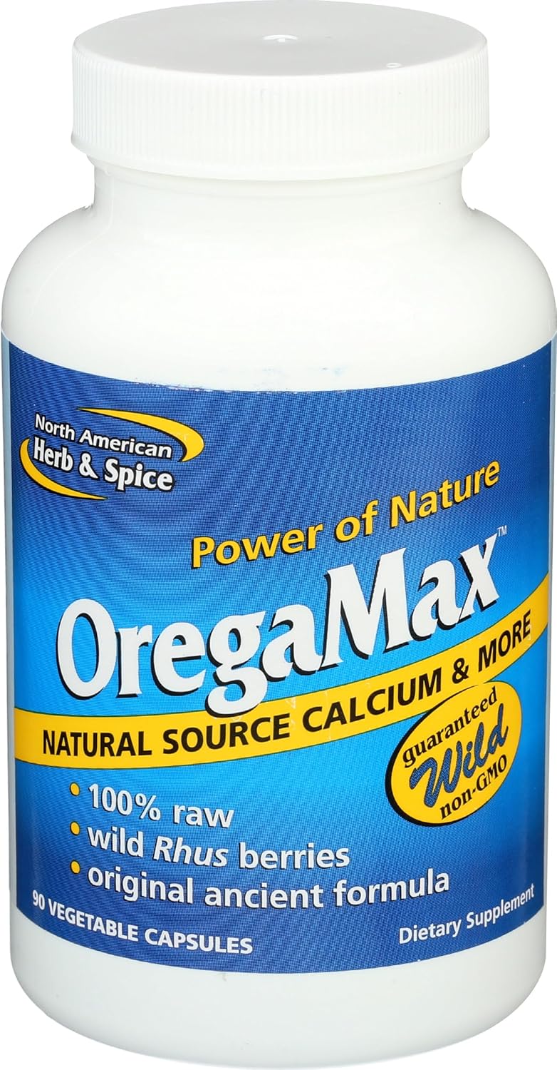 OregaMax - 90 Cápsulas Vegetales - Suplemento de Aceite de Orégano Silvestre con Ajo y Cebolla