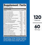 Nutricost Multivitamínico Metilado 120 Cápsulas, 60 Dosis - 23 Vitaminas y Minerales por Dosis
