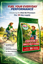 VITAL 4U Vitamin Essentials Multivitamínico Diario para Hombres y Mujeres, 30 Sobres