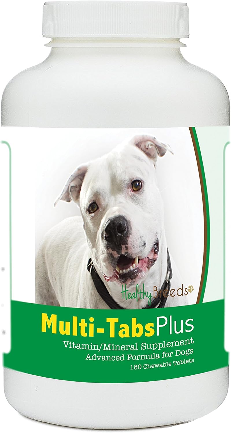 Healthy Breeds Pit Bull Multi-Tabs Plus Comprimidos Masticables 180 uds.