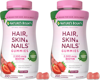 Nature's Bounty Gominolas de Biotina 2500 – La biotina contribuye al funcionamiento normal del sistema nervioso. – Image 9