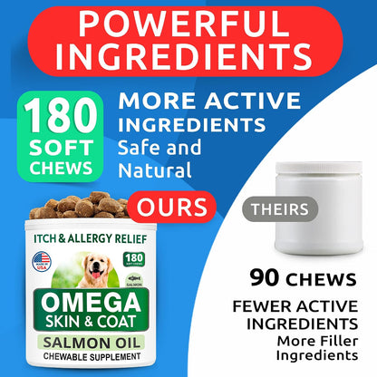BARK&SPARK Omega 3 para Perros - 180 – Sistema inmunológico: Los omega 3 pueden ayudar a mantener un sistema – Image 4