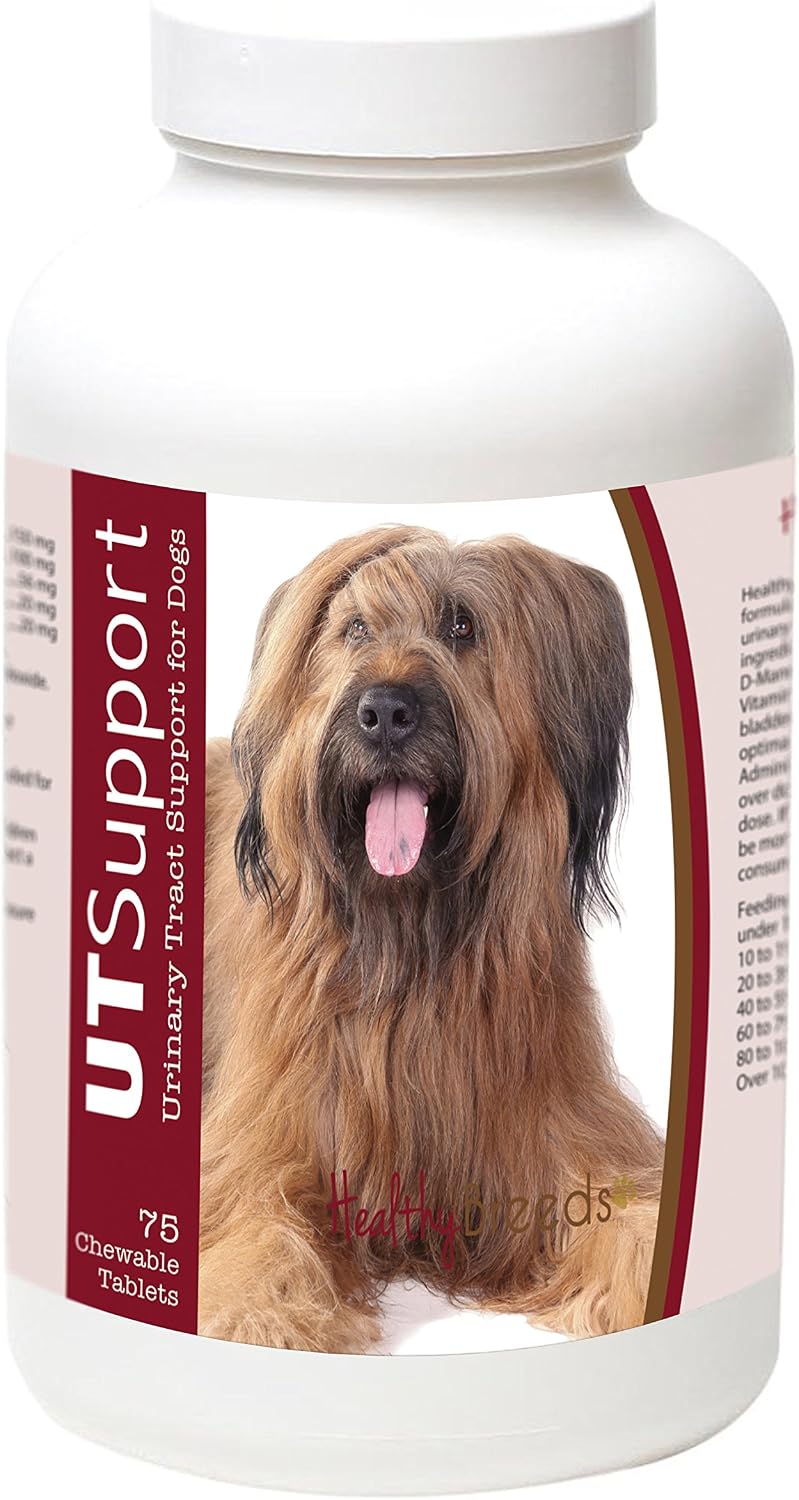 Healthy Breeds Briard Masticables de Arándano para Perros - Apoyo Urinario - 75 unidades