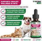 Tratamiento para Infecciones Urinarias en Gatos y Perros con Arándano Rojo y D-Manosa - Suplemento Natural para ITU - Salud Renal y de Vejiga