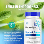 (5 Pack) NeuroSync Brain Capsules – 300 Cápsulas para 5 Meses