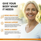 NUTRAHARMONY Gotas Orgánicas de Vitamina D3 y K2 - 10000 UI D3 + 120 mcg K2 MK-7 - Sabor Naranja - Sin Azúcar - 118 ml