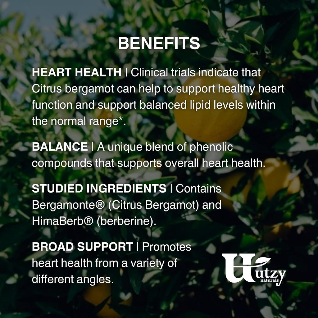 Berbercol | 500mg Citrus Bergamot (as Bergamonte) and Berberine | 60 Capsules