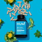 HUM Big Chill Rhodiola Rosea – Suplemento adaptógeno para la calma y la concentración, 30 cápsulas veganas